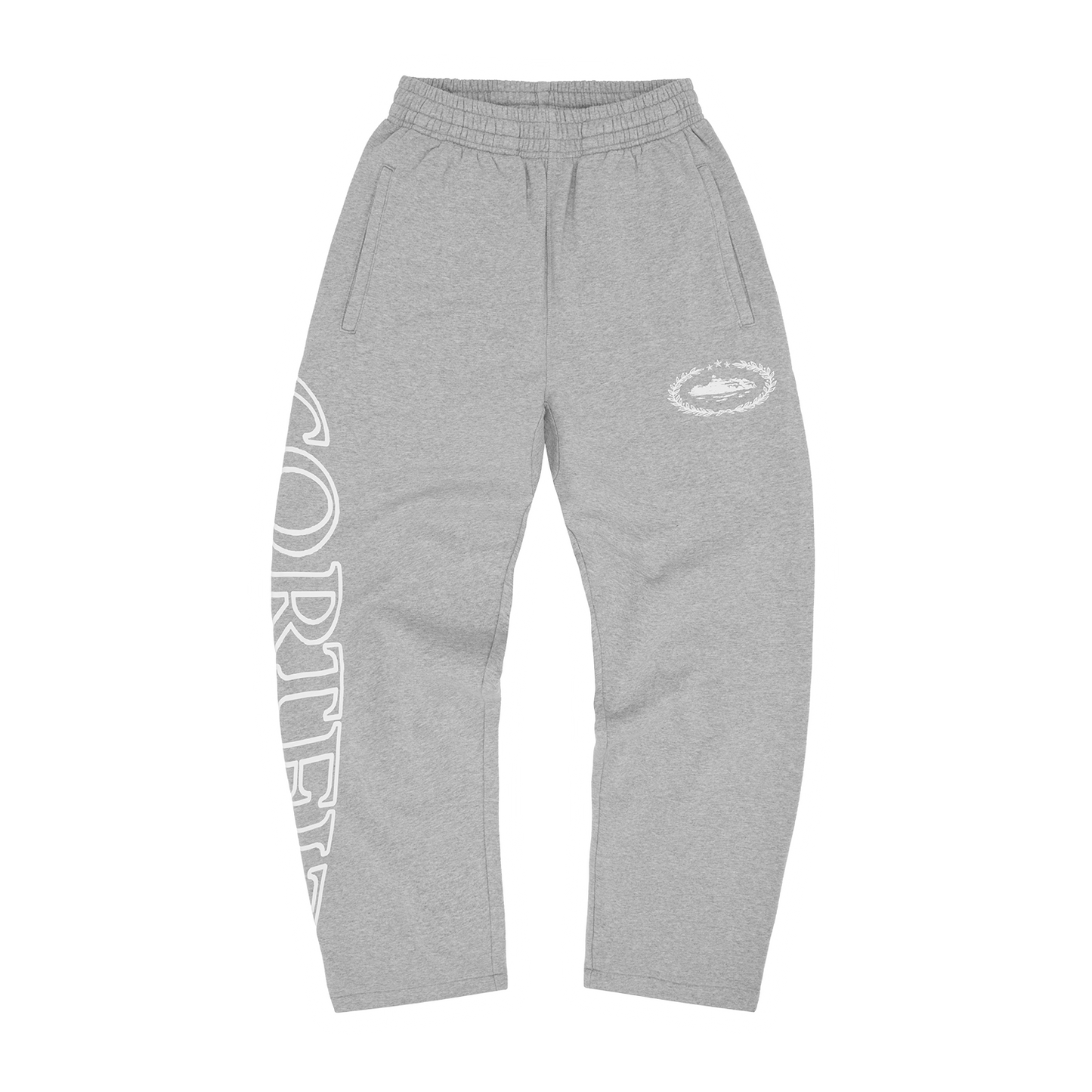 SUPERIOR ROYALE OPEN HEM SWEATPANT [HEATHER GREY]