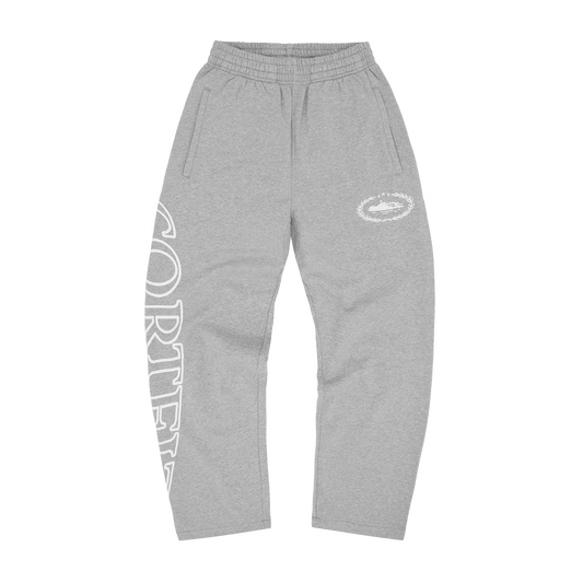 SUPERIOR ROYALE OPEN HEM SWEATPANT [HEATHER GREY]