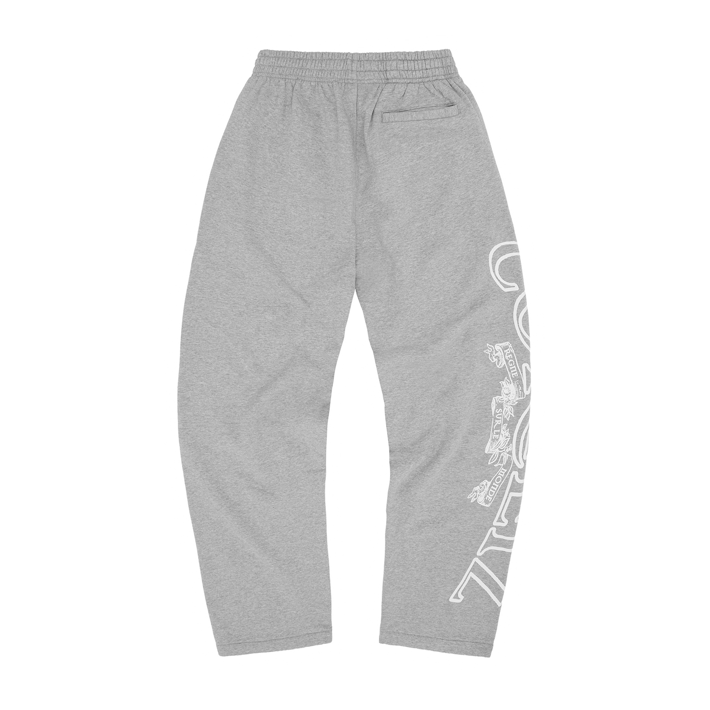 SUPERIOR ROYALE OPEN HEM SWEATPANT [HEATHER GREY]